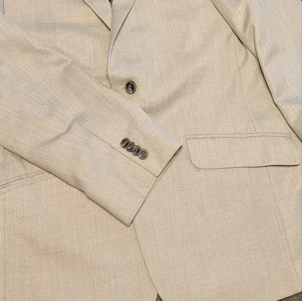 Kenneth Cole Reaction Ready‎ Flex Light Gray Blazer Jacket 38S